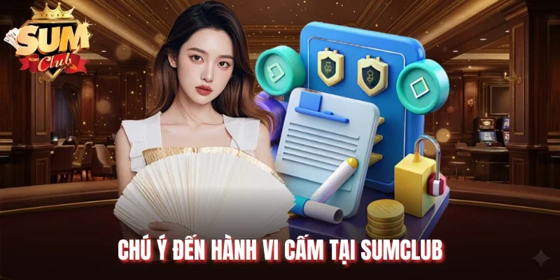 Chú ý đến hành vi cấm tại Sumclub