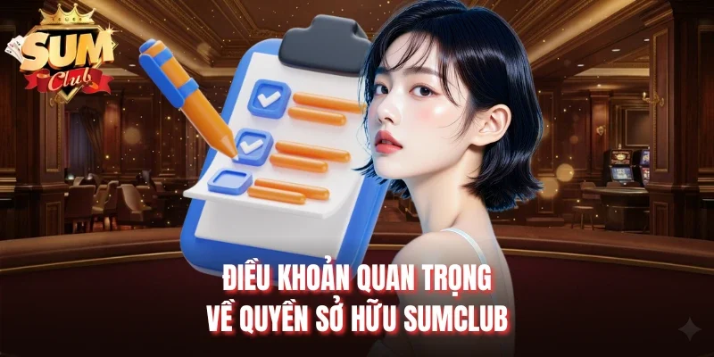 Điều khoản quan trọng về quyền sở hữu Sumclub