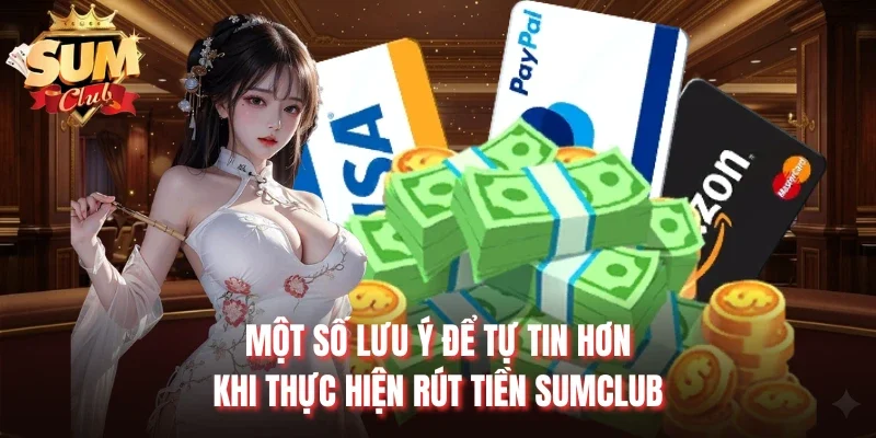 Một số lưu ý để tự tin hơn khi thực hiện rút tiền Sumclub