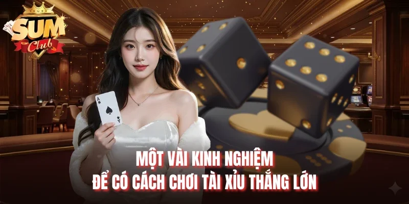 Một vài kinh nghiệm để có cách chơi tài xỉu thắng lớn